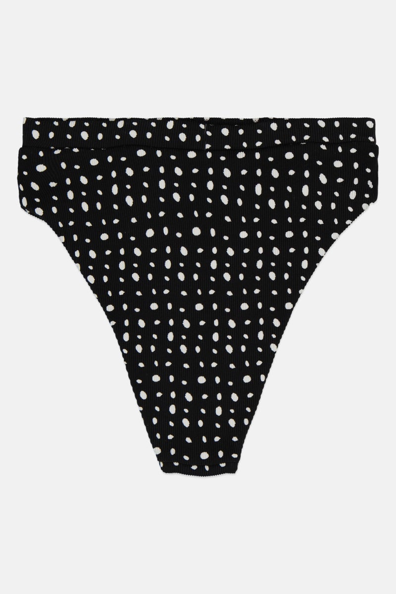 Aerie Women Polka Dots Bikini Bottom, Multicolor - Image 3