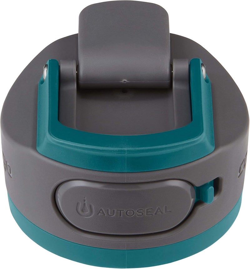 Contigo AUTOSEAL Cortland 24oz Water Bottle BPA-Free Plastic Spill Leak-Proof Lid and Carry Handle Dishwasher Safe Spirulina - Image 3