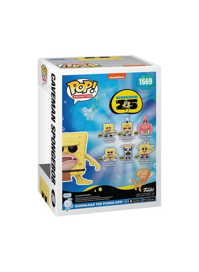 Funko - Funko Pop! Animation: Spongebob Squarepants 25th Anniversary - Caveman Spongebob - Image 1