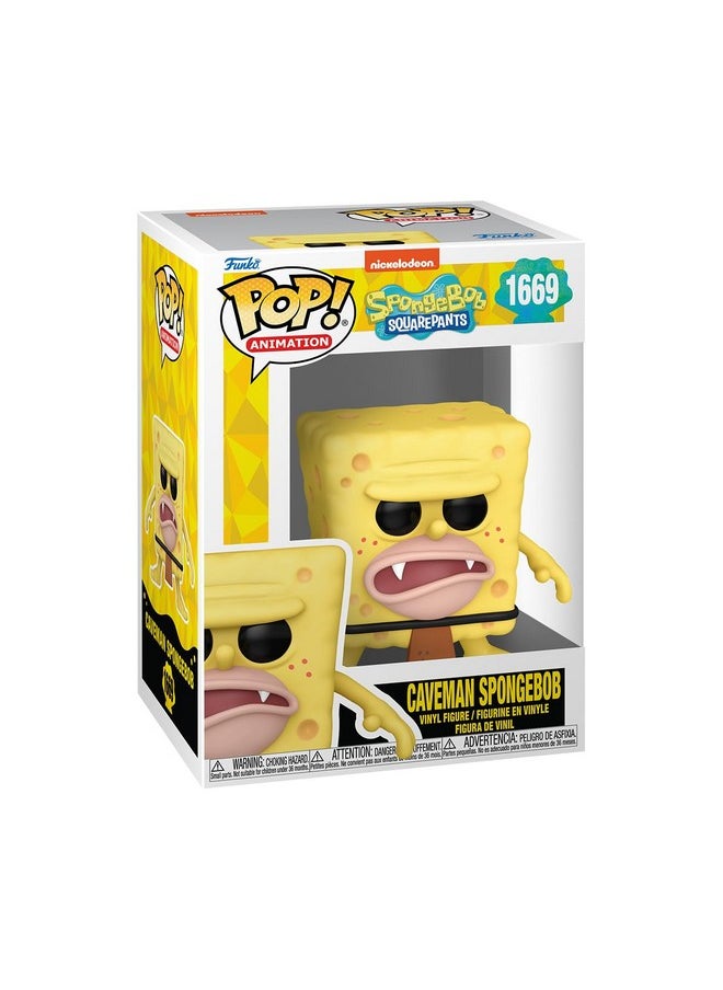 Funko - Funko Pop! Animation: Spongebob Squarepants 25th Anniversary - Caveman Spongebob - Image 1