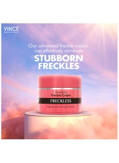 VINCE Advanced Freckle Cream – Fades Dark Freckles, Spots & Discoloration – Brightens & Evens Skin Tone, Improves Clarity, Smoothness & Radiance – Hydrates & Leaves Skin Supple – Paraben-Free, 50ml  - Image 3