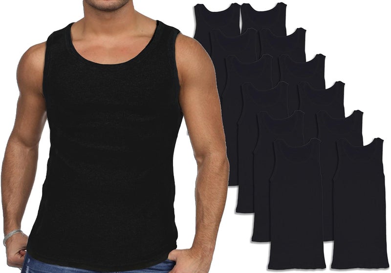 Andrew Scott Men's A Shirts | Cotton Tank Top Athletic Undershirts | Multi Packs & Colors