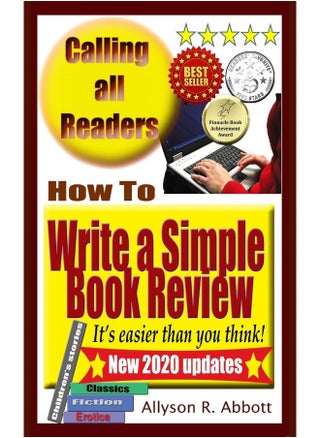 How To Write a Simple Book Review: It's easier than you think! - pzsku/ZAD119C76C7ECDB6530EDZ/45/_/1737572278/9916e8a1-8b52-4bc7-a447-09e03be2bac8