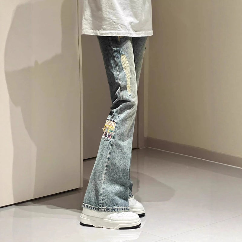Unisex Classic Denim Jeans Loose Fit Daily Outdoor Wear - Image 5