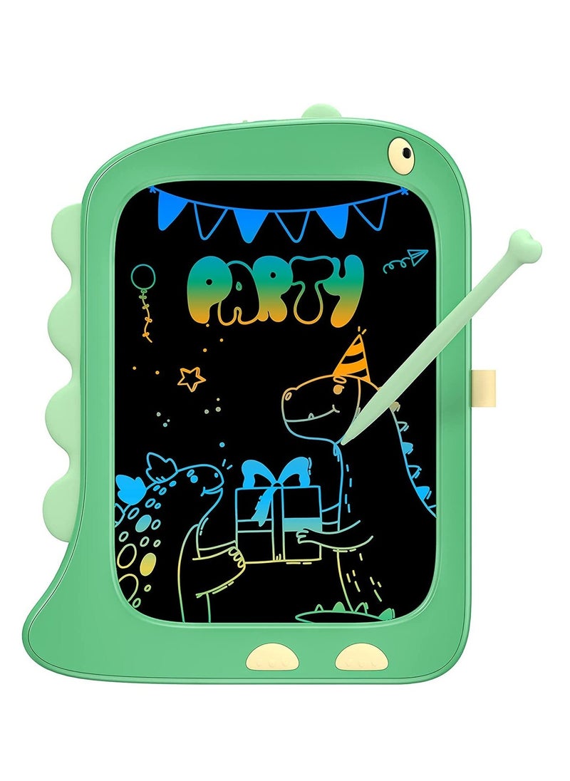 Generic LCD Writing Tablet Toddler Toys, Erasable 8.5 Inch Doodle Board Drawing Pad Gifts for Kids, Dinosaur Toys Drawing Board Gift, Education Learning Toys for Boys Girls 2 3 4 5 6 Years Old (Green)  - Image 1