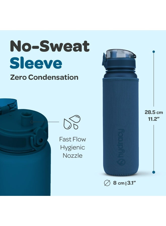 Hydracy Bpa Free Water Bottle With Time Marker Large 1L 32Oz - Image 5