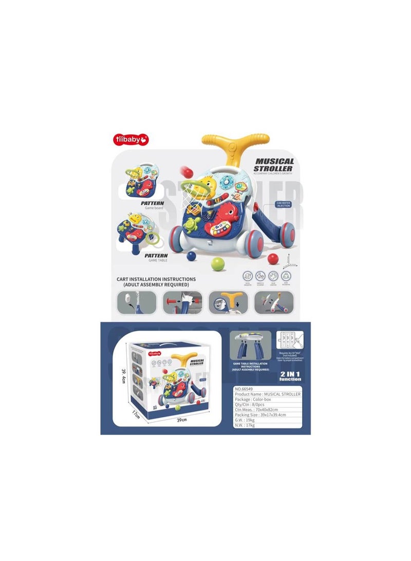 Tiibaby Baby Walker, W/Light&Music, P.Box - Image 1