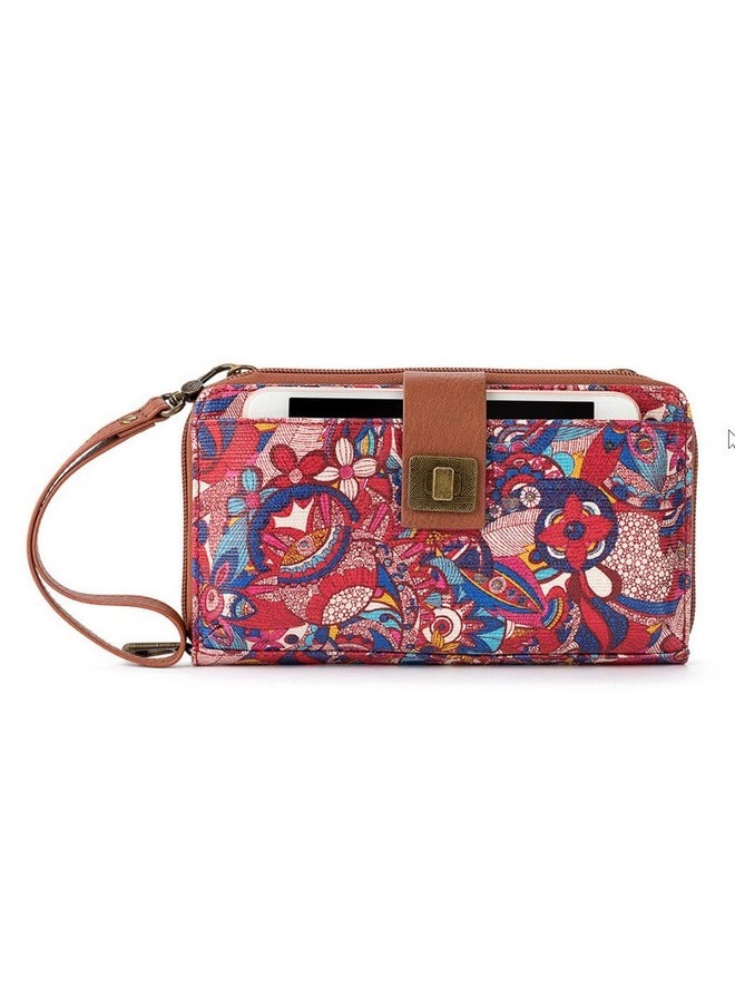 Sakroots Large Smartphone Crossbody Sweet Red Spirit Desert  - Image 1