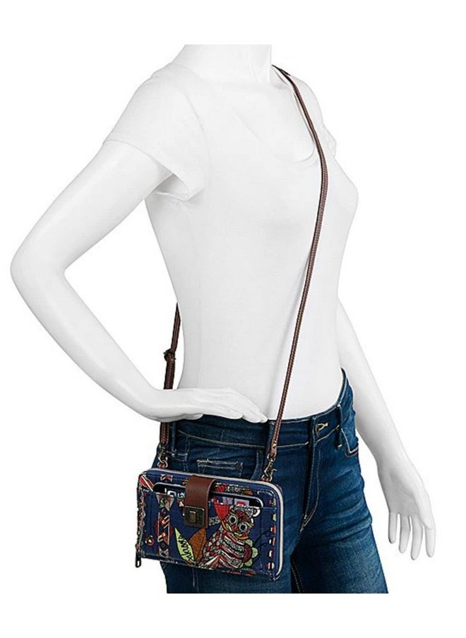 Sakroots Large Smartphone Crossbody Sweet Red Spirit Desert  - Image 4