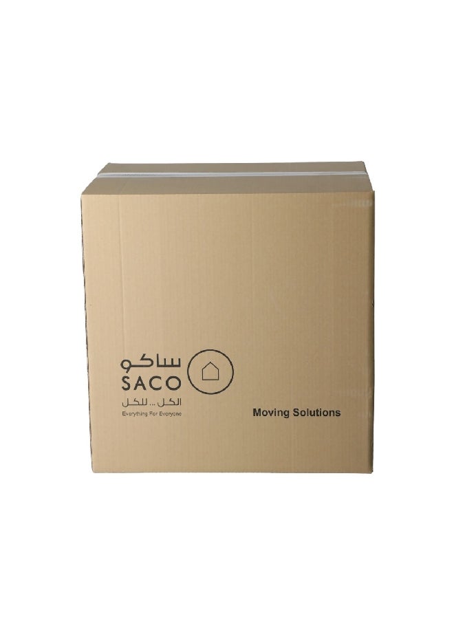 ساكو صندوق كرتون 3 طبقات للنقل والتخزين بني 61 x 46 x 61 سم RSC610 - Image 2