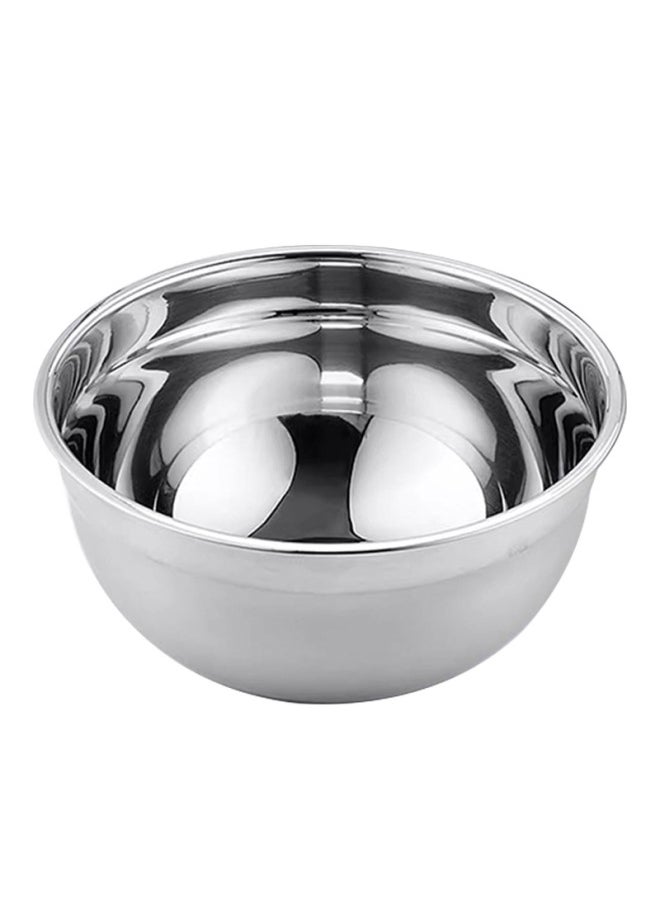 Generic - Export 304 Stainless Steel Salad Bowl Salad Basin With Lid Beat Egg Basin Seasoning Tank Food Soup Bowl Wholesale-Specifications:20cm-Color:304 True Color (0.5mm) - Image 1