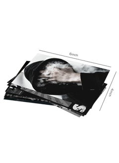 spa luxetique Posters Wall Collage Kit, Album Cover, 50 Pieces Cardstock Thick Paper Posters, Black&White Art 14.8x20cm  - Image 4