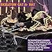 MEKBOK Halloween Decoration Skeleton Cat and Mouse Skeletons Skeleton Animal Courtyard Decoration and Reaper Skeleton Animals Skeleton Decor Suitable for Halloween IndoorOutdoor Parties - Image 2