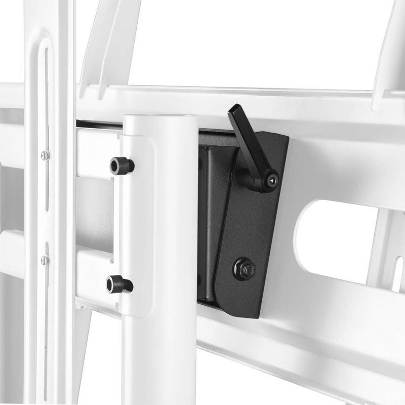 ONKRON Tilt Angle Adapter for TS1881 Portable TV Stand on Wheels - Screen Tilting Adapter for TV Cart Rolling TV Stand with Tilt up to 10 Degrees/TV Mobile Stand with Wheels Black - Image 2