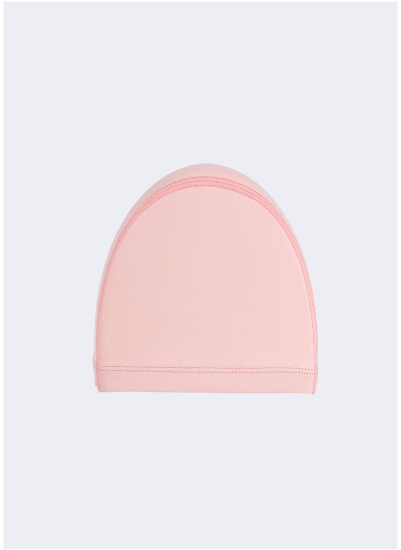 NABAIJI NABAIJI by DECATHLON, Adult Swimming Cap Coated Mesh Plain Fabric Pink  - Image 3