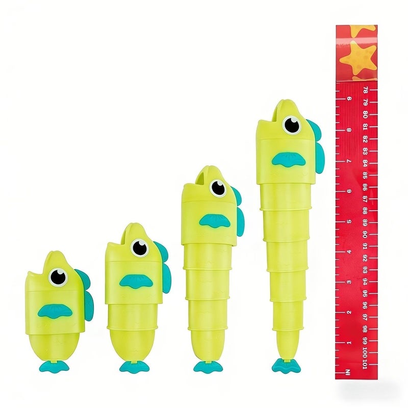 Red Fish 2 Player Fishing Toy Battle Game Educational Early Learning Board - Image 2