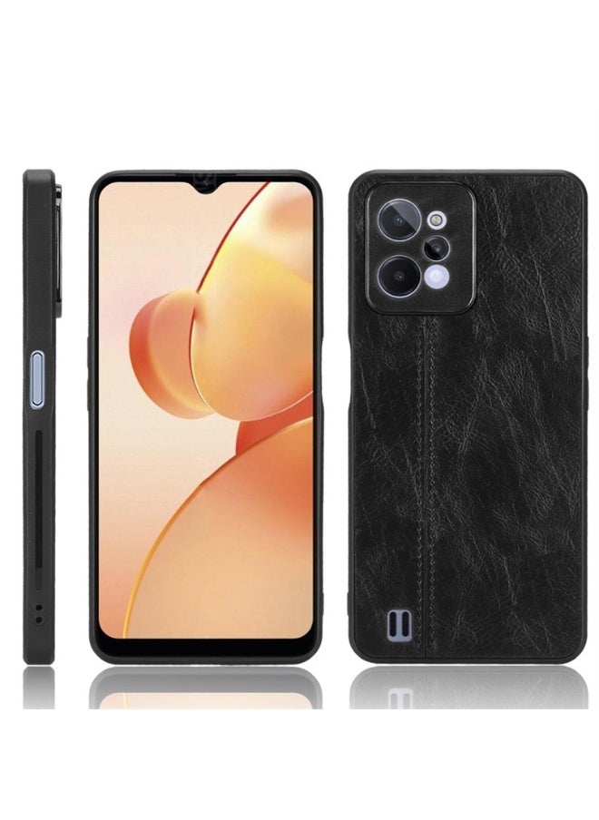 General Compatible with Realme C75/C75X Case,Compatible with Realme C75/C75X  PU Leather Texture Shockproof 3 in 1 (PU+PC+TPU) Camera Protection Cover  - Image 5