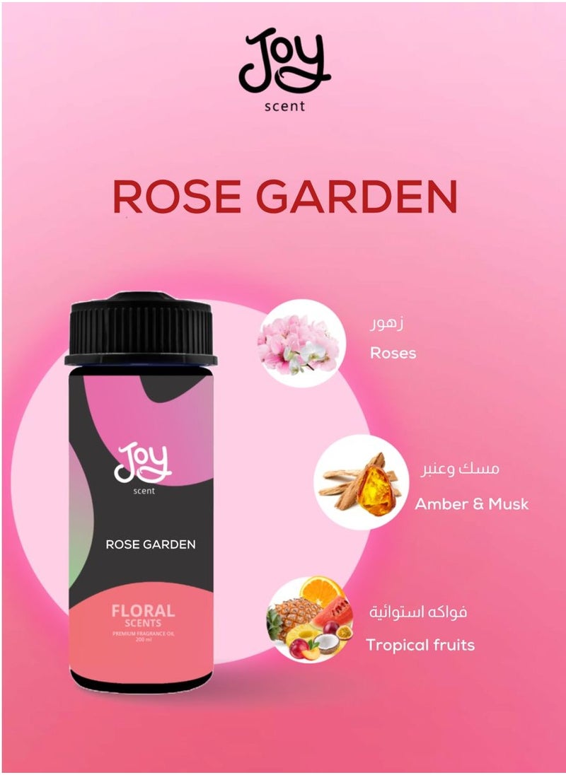 Joy Scent ROSE GARDEN fragrance oil bottle 500ml  - Image 2