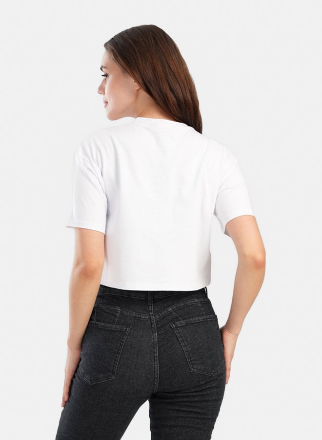 Carina Trendy Cropped Half-Sleeve Top - Image 3