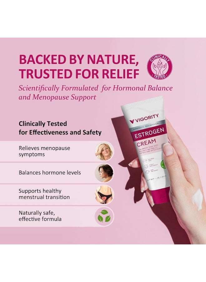 VIGORITY Estrogen Cream For Women 4 Oz - Image 2