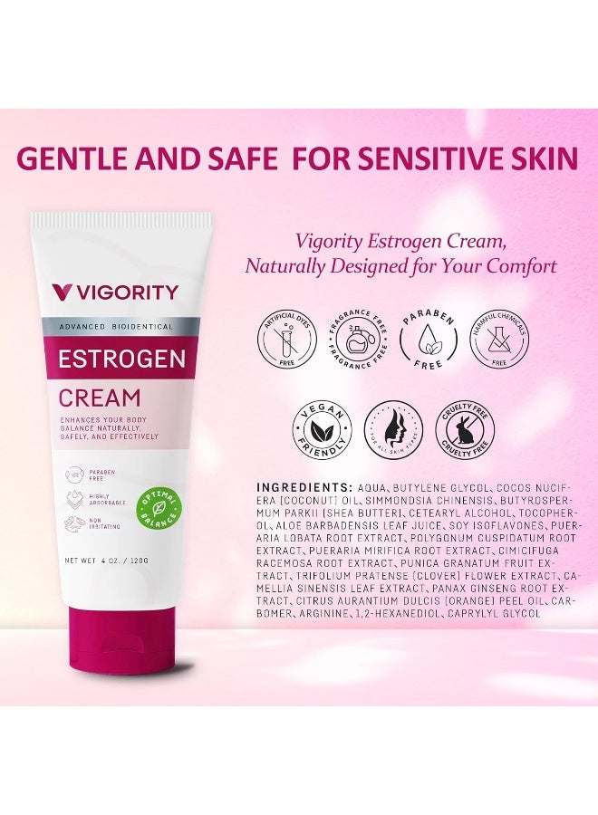 VIGORITY Estrogen Cream For Women 4 Oz - Image 5
