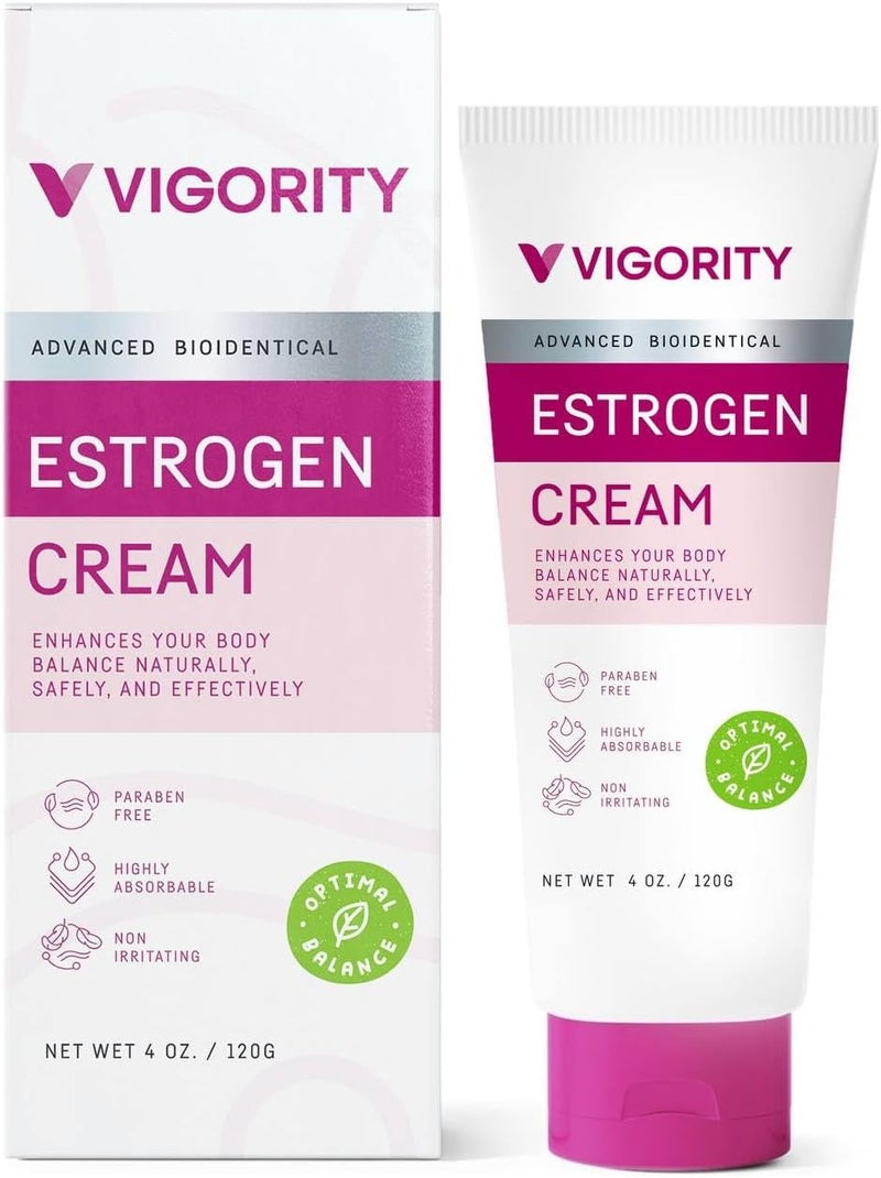 VIGORITY Estrogen Cream For Women 4 Oz - Image 1