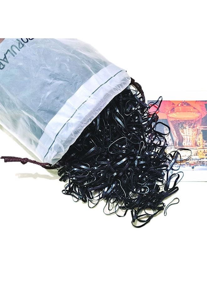 ZCM-HAPPY - 5 packs rubber bands hair ties suitable for babies children girls estimated 10,000 pieces - Image 1