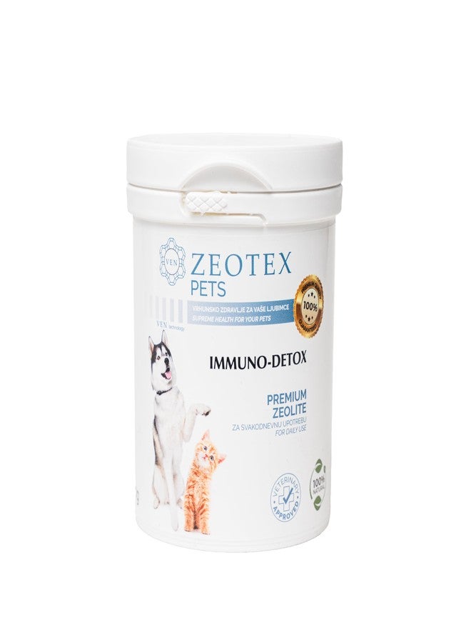 Zeotex Zeolite Powder 100% Natural Food Supplement for Immunity & Detox, Digestive Health, Joint Health Supplement Powder, Liver Detox, Enhance Pet Health w/Easy-to-Use Pet Supplements, 120g/4.23 oz. - Image 1