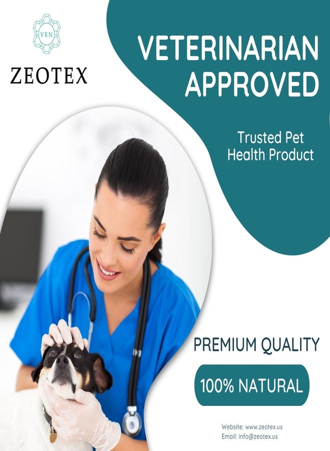 Zeotex Zeolite Powder 100% Natural Food Supplement for Immunity & Detox, Digestive Health, Joint Health Supplement Powder, Liver Detox, Enhance Pet Health w/Easy-to-Use Pet Supplements, 120g/4.23 oz. - Image 2