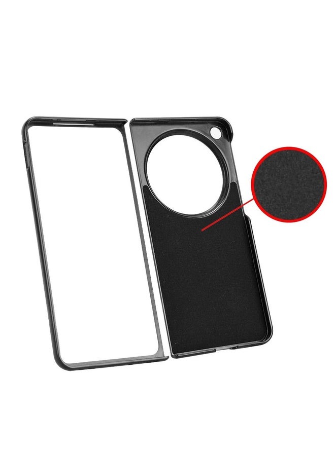 HuHa Case Cover For OPPO Find N3 Litchi Texture Back Cover Phone Case(Grey)  - Image 5
