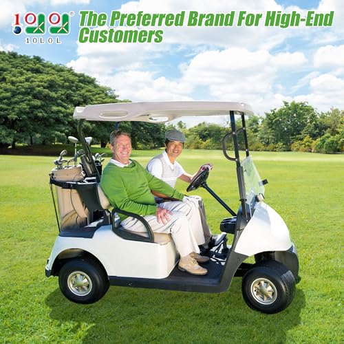 10L0L Universal Golf Cart Grab Handles for YamahaEZGOClub Car Square Tube Vehicles Safety Golf Roof Grab Bar Handles Easy Installation Set of 2Black - Image 3