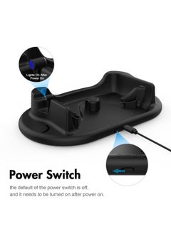 KASTWAVE Charging Dock for Oculus Quest 2, Touch Controller and Headset Placement Display Stand Contact Charging Table Stand Auto-attached USB-C Magnetic Charging  - Image 2