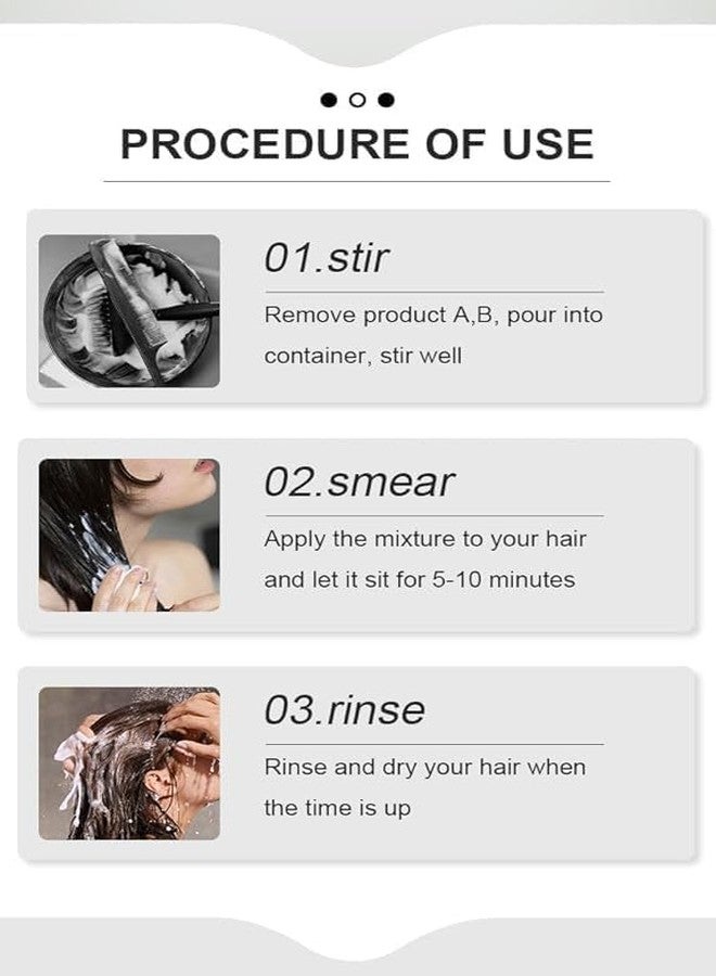 PEACORA Hair Gel Amonia Free Natural Hair Color Dye Organic Natural Black Color Dye For Men And Women Both Long Lasting Coloring (100 ML) - Image 2