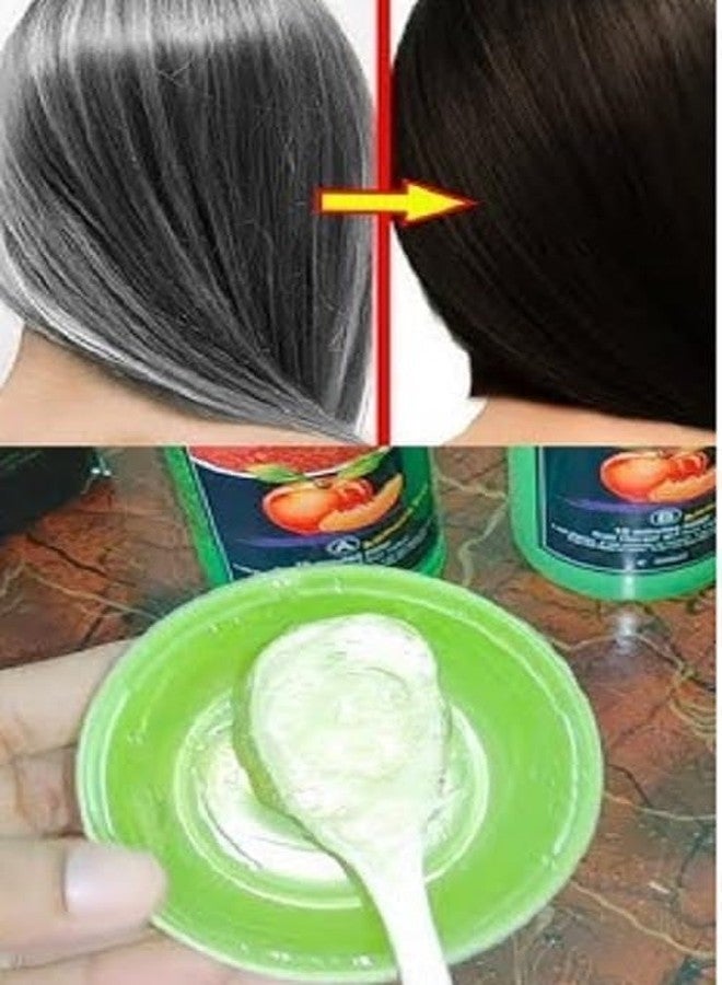 PEACORA Hair Gel Amonia Free Natural Hair Color Dye Organic Natural Black Color Dye For Men And Women Both Long Lasting Coloring (100 ML) - Image 5