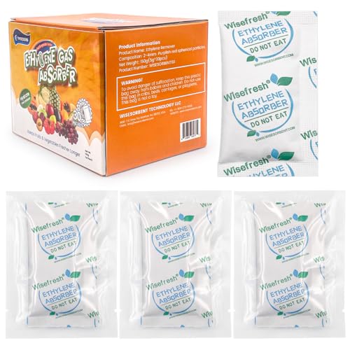 Wisesorb WiseFresh 30 Packs 5 Gram Ethylene Gas Absorber Packet, Vegetable & Fruit Fresh Produce Protector, Food Freshness Extender, Fresh Fruit Preserver, Vegetable Saver - Image 1
