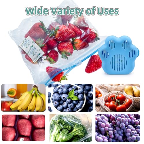 Wisesorb WiseFresh 30 Packs 5 Gram Ethylene Gas Absorber Packet, Vegetable & Fruit Fresh Produce Protector, Food Freshness Extender, Fresh Fruit Preserver, Vegetable Saver - Image 5