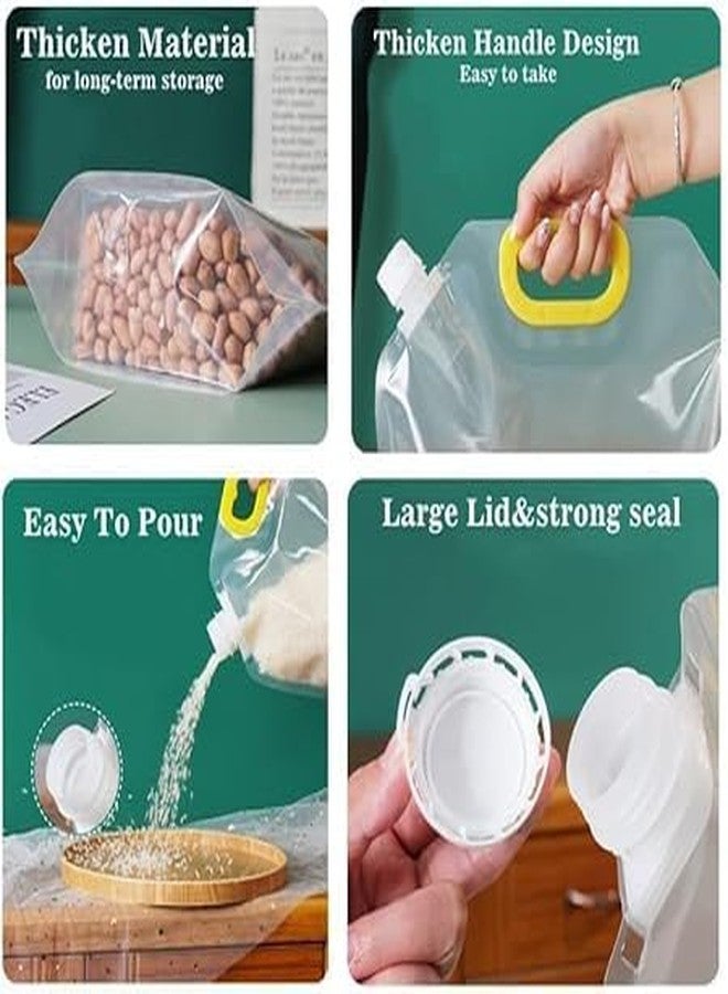 Fulkiza 1.5L Airtight Storage Bags – Reusable Zip-Lock Bags for Grains, Snacks, and Dry Foods - Image 5