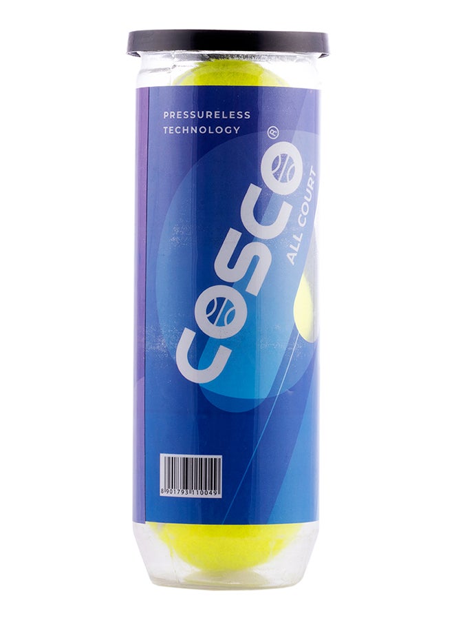 Cosco All Court Tennis Ball, Pack of 3 - Image 2