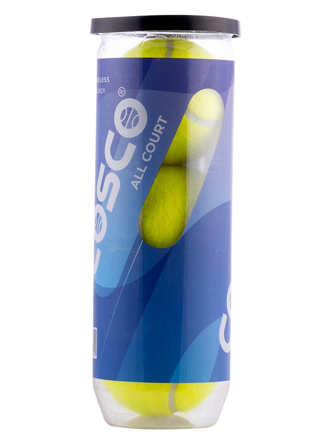Cosco All Court Tennis Ball, Pack of 3 - Image 3
