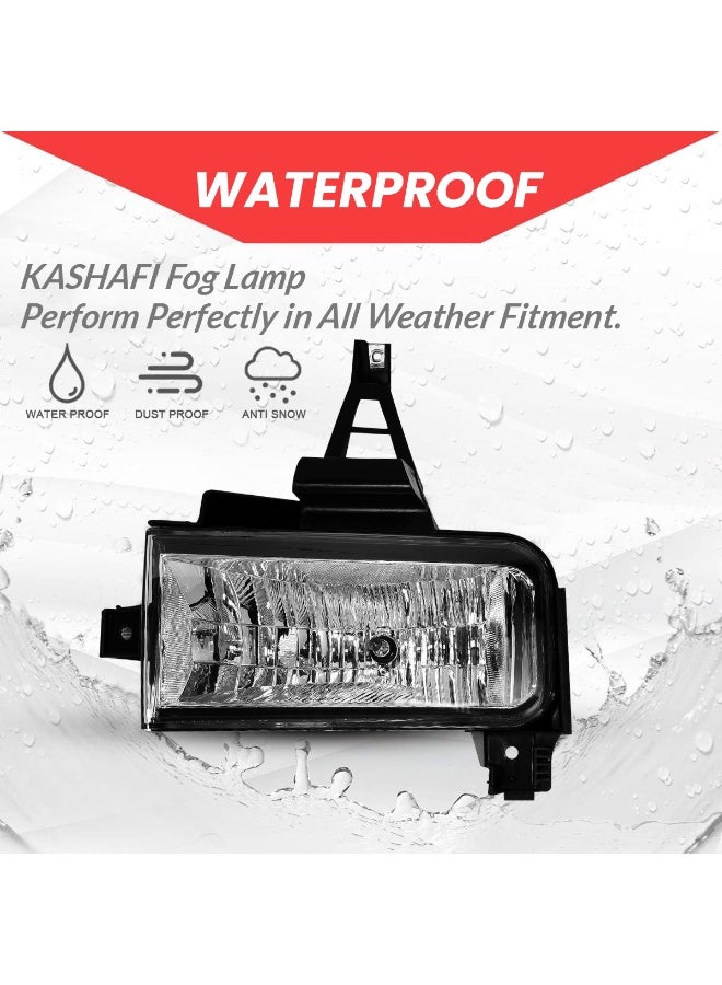 KASHAFI Fog Lamp Set for Toyota Land Cruiser 2008 LC2008TY Fog Light Kit with Wiring Harness & Switch H11 12V 28W Halogen Bulbs Waterproof, Dustproof Front Bumper Fog Lamps - Image 4