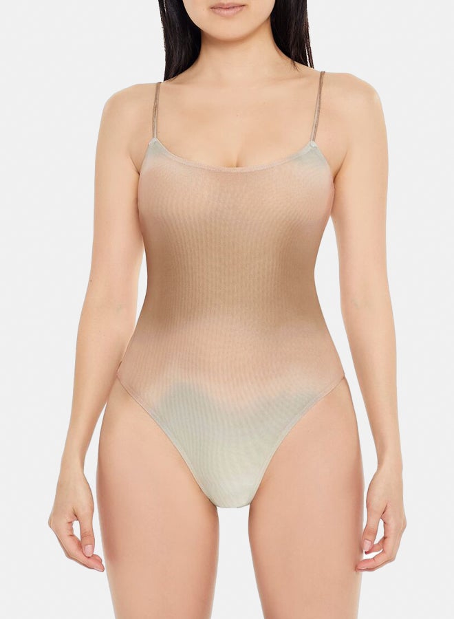 FOREVER 21 Gradient Thong Cami Bodysuit - Image 2