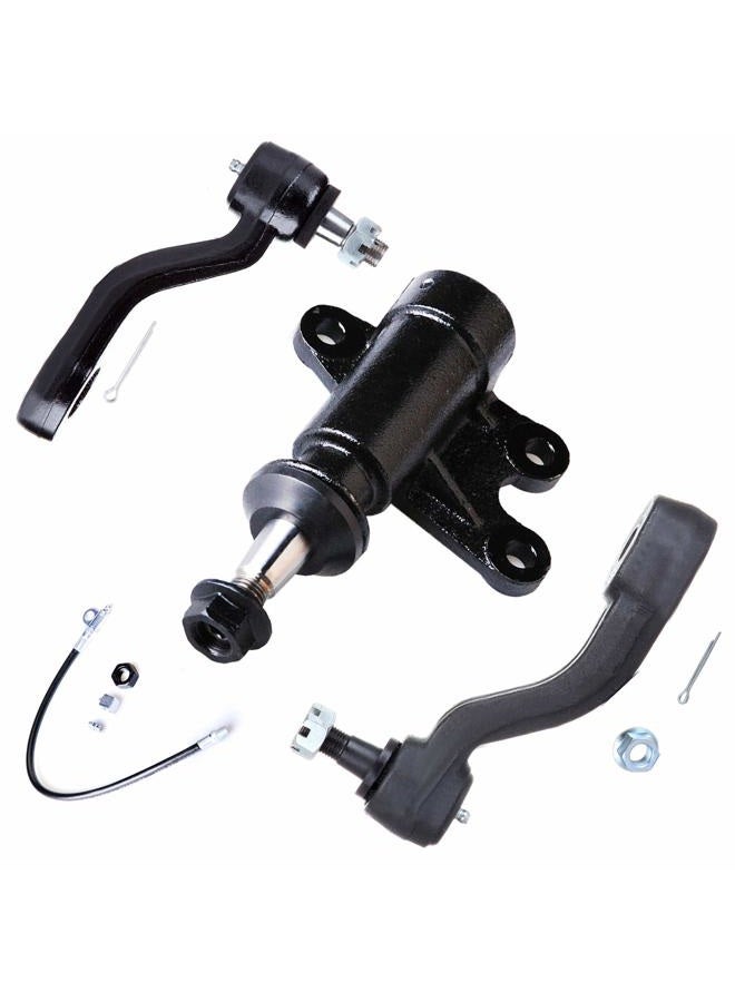 ASAPE Idler Arm Bracket Assembly with Grease Hose Pitman Arm Replacement for 1993-1998 for Chevrolet K1500 1999 for Chevrolet K1500 Suburban 1994-1995 1997-1998 for GMC C1500-3Pcs Set - Image 1