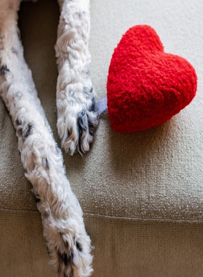 Midlee Plush Red Heart Valentine's Day Dog Toy (Large) - Image 3