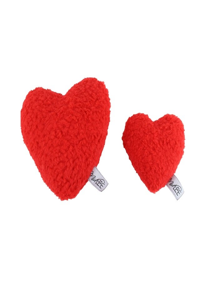 Midlee Plush Red Heart Valentine's Day Dog Toy (Large) - Image 2