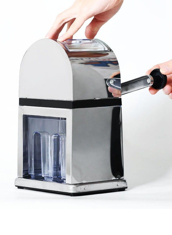 Hanayo آلة صنع الثلج المجروش المحمولة لصنع كرات الثلج متعددة الوظائف (فضي) - Image 5