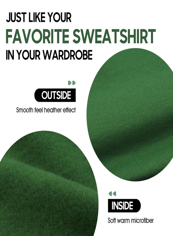 ROZKITCH Dog Hoodie & Sweatshirt - Puppy Warm Fleece Sweater with Leash Hole, Christmas Outfit for Small Dogs & French Bulldog - Green - Image 4