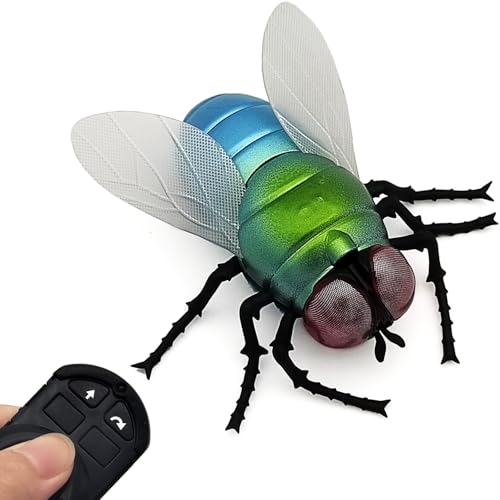 Tipmant Realistic RC Flies Remote Control Insect Animal Vehicle Car Prank Toys Pet Cat Dog Teasing Kid Birthday Gifts - Image 1