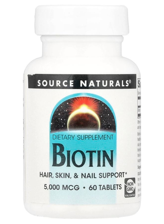 بيوتين 5000 ميكروغرام 60 قرص