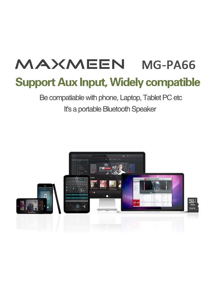 Maxmeen - Bluetooth portable pa speaker with wireless head microphone suitable for teaching MG-PA66 - Image 1