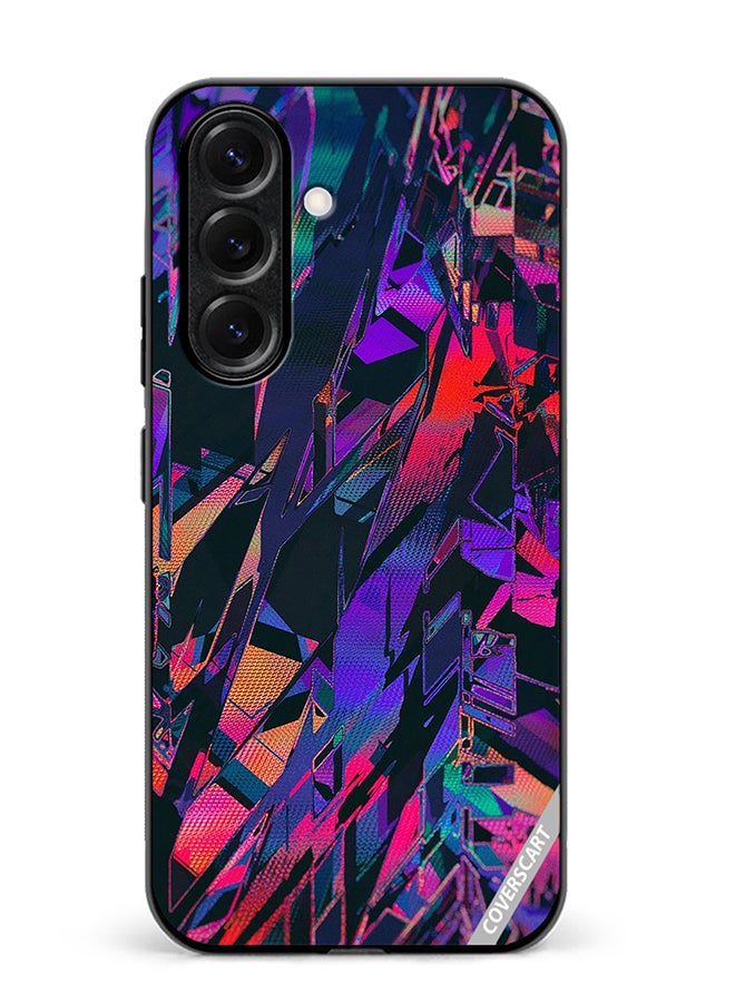 Protective Case Cover For Samsung Galaxy S25 Abstract Design Multicolour